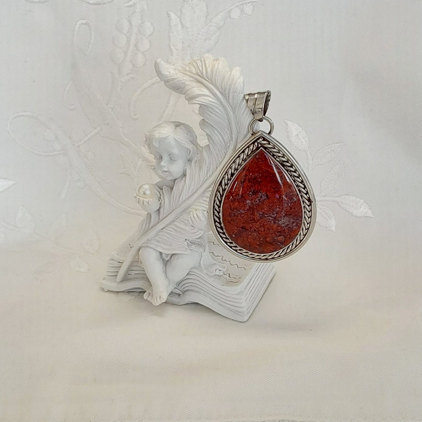 Pendentif Agate mousse Indonésienne
