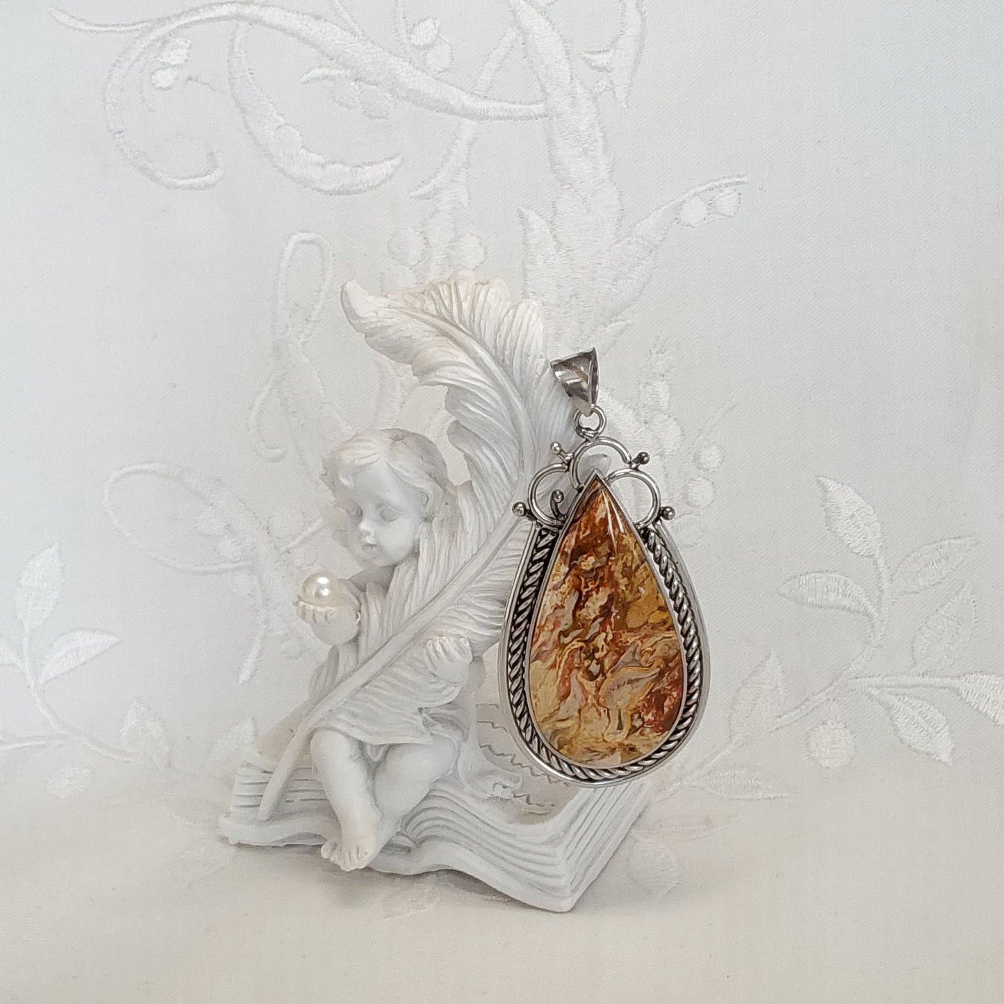Pendentif Racine de Palmier d'Indonésie