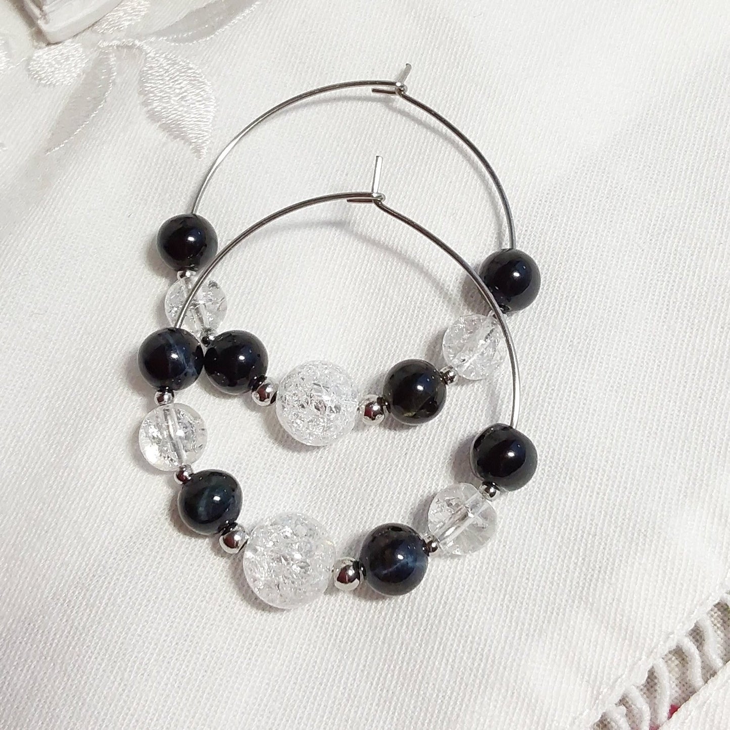 Boucles d'oreilles Œil de Faucon