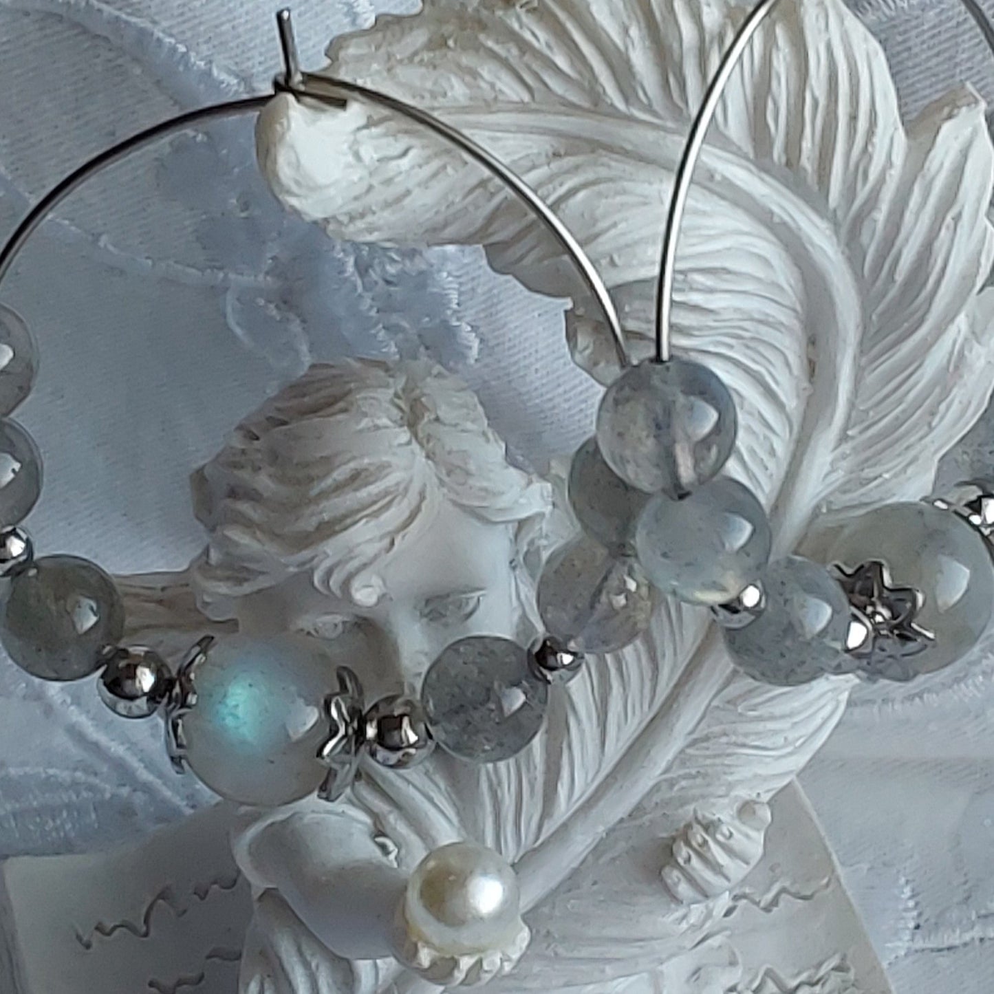 Boucles d'oreilles Labradorite