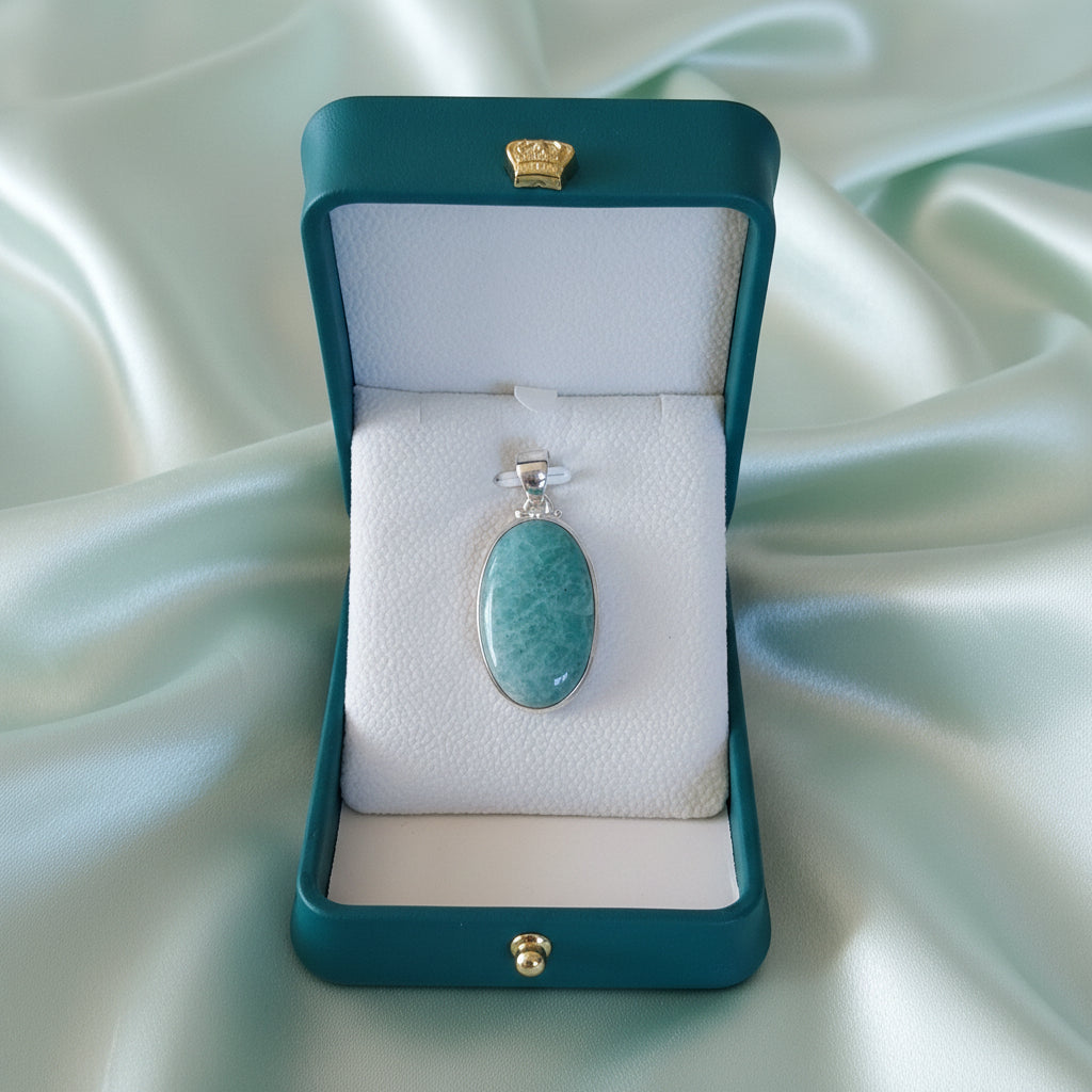 Pendentif Amazonite argent 925