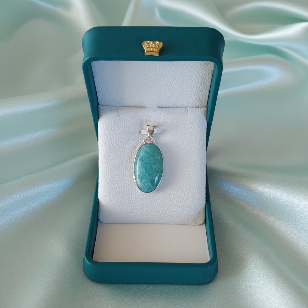 Pendentif Amazonite argent 925