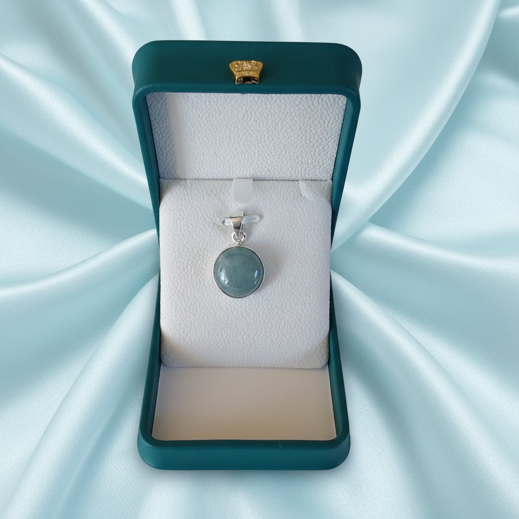 Pendentif Aigue Marine argent 925