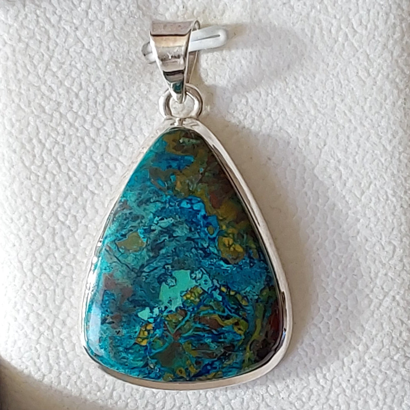 Pendentif Chrysocolle argent 925