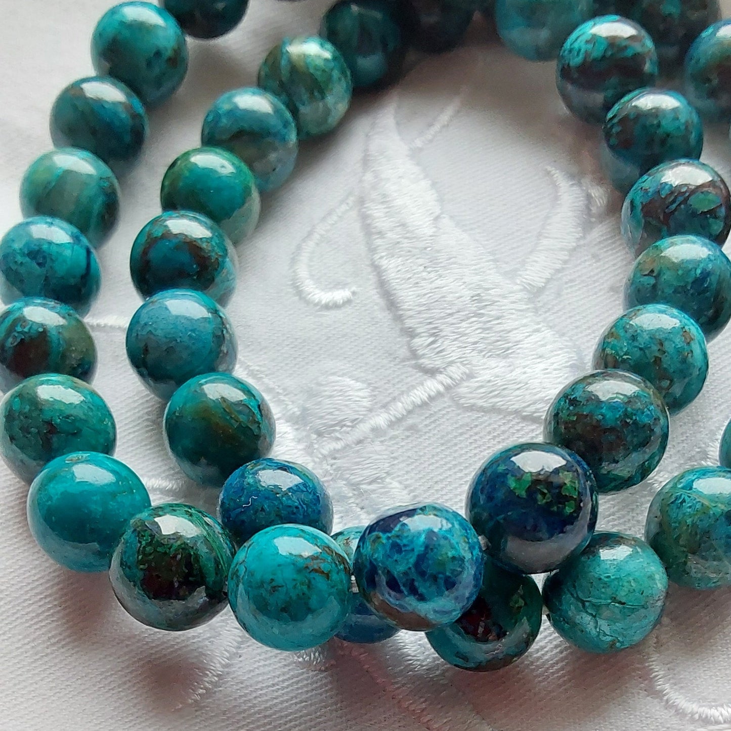 Bracelet Chrysocolle du Pérou