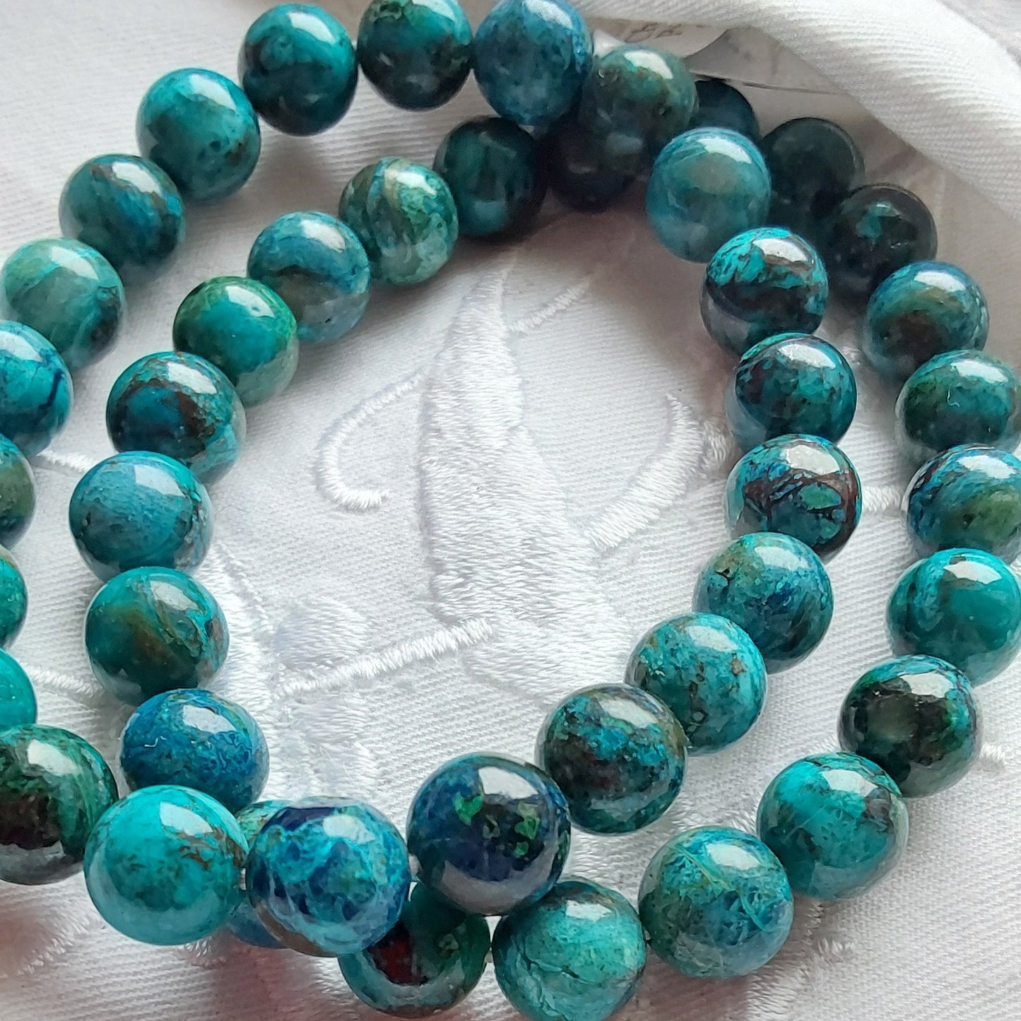 Bracelet Chrysocolle du Pérou