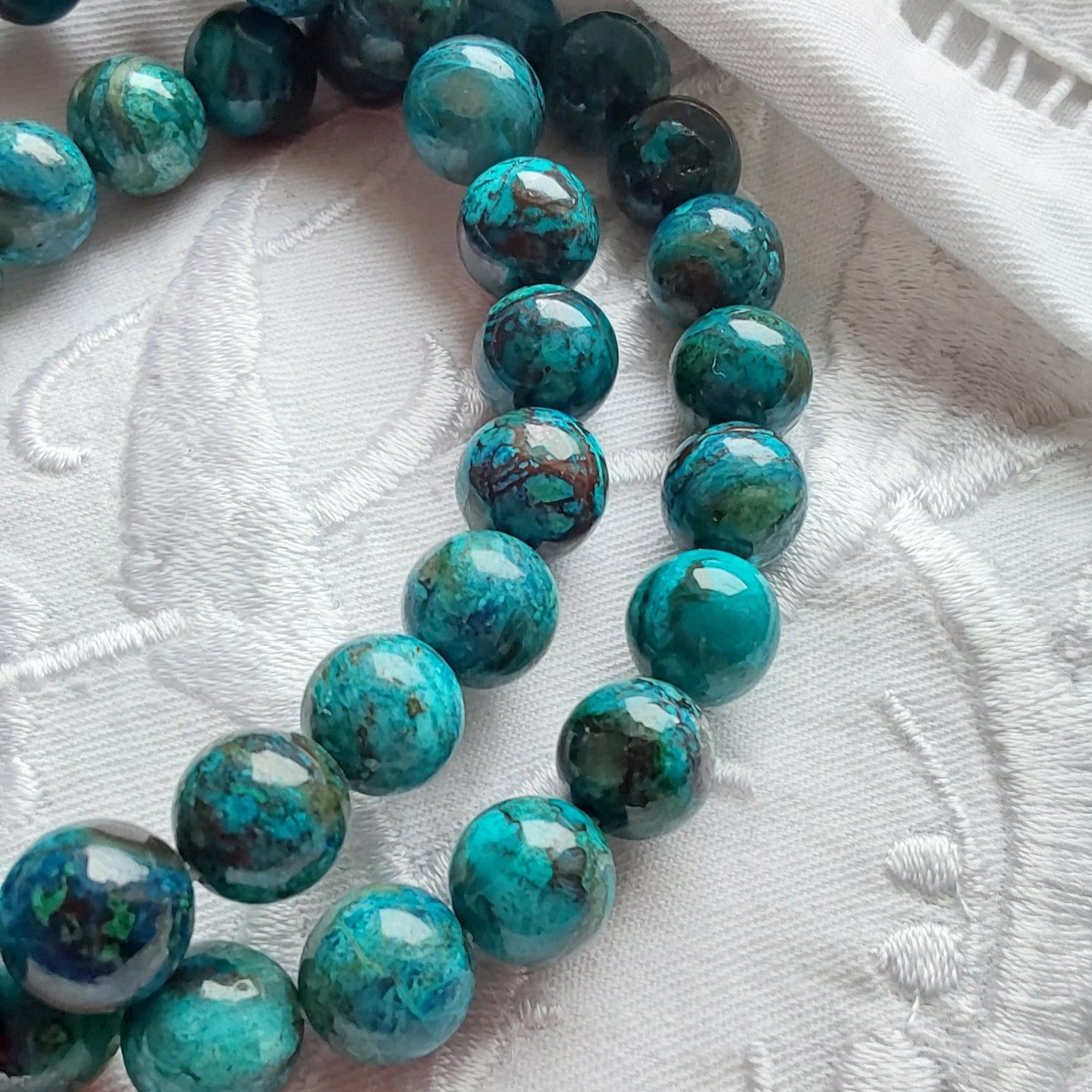 Bracelet Chrysocolle du Pérou
