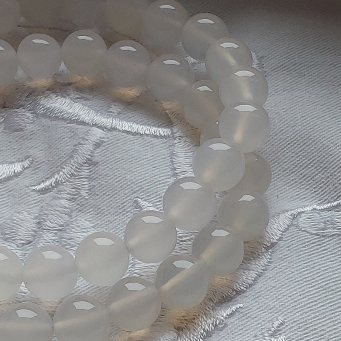Bracelet Agate Blanche