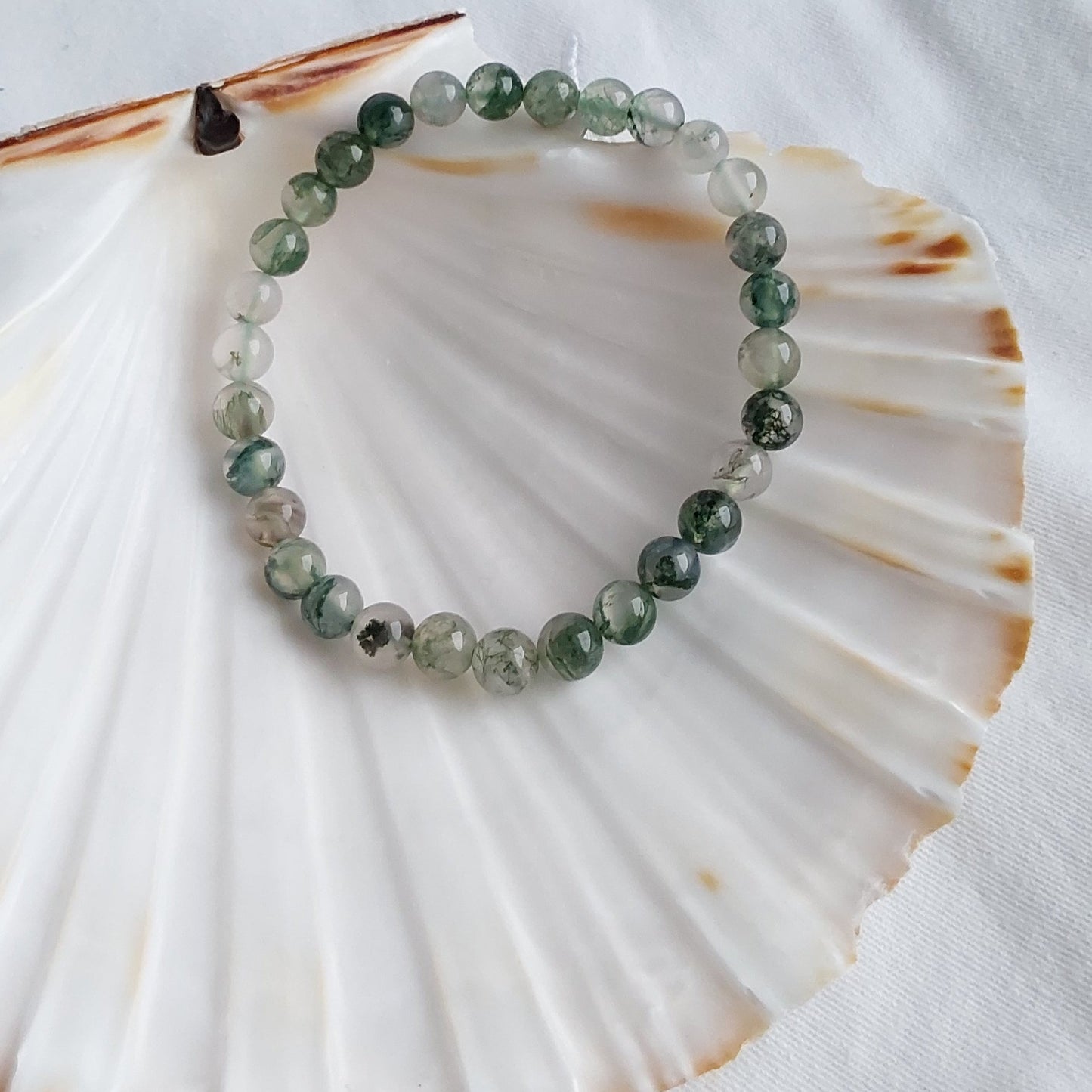 Bracelet Agate Mousse
