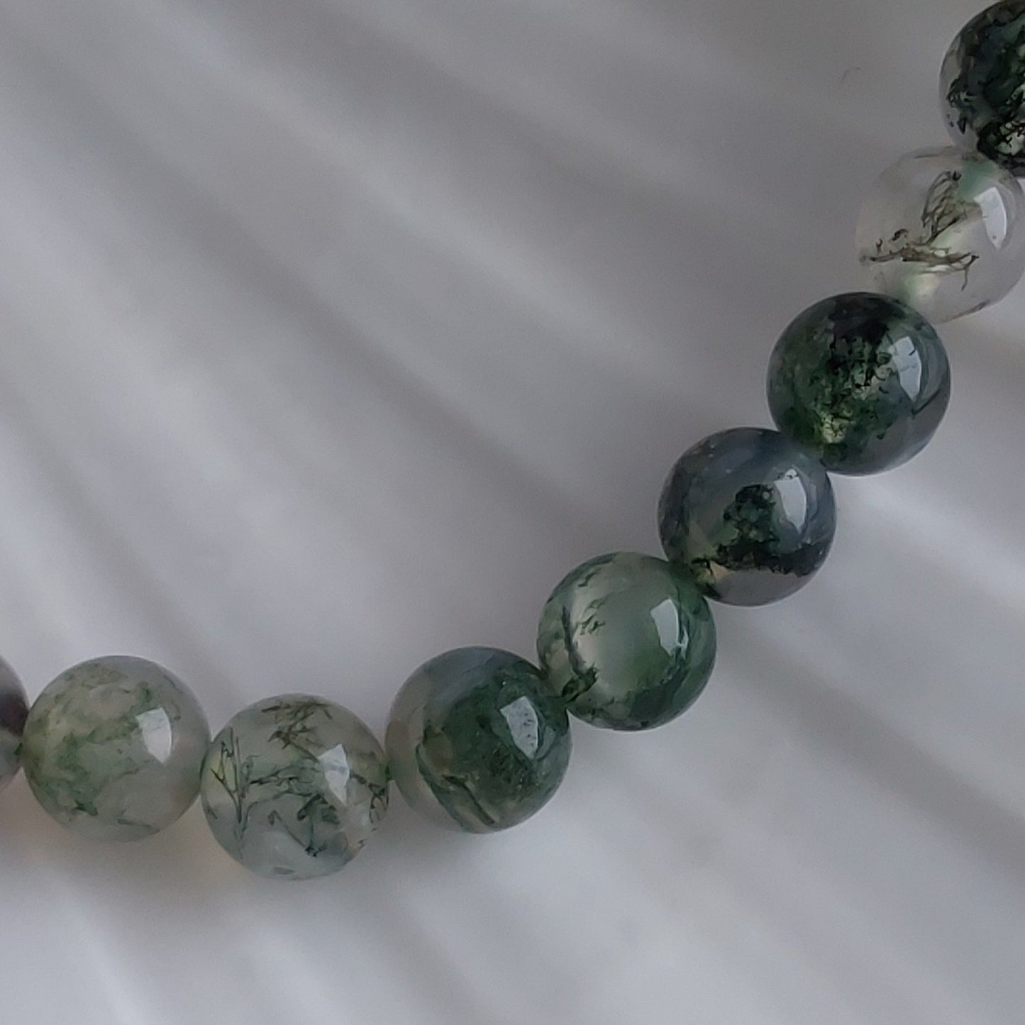 Bracelet Agate Mousse