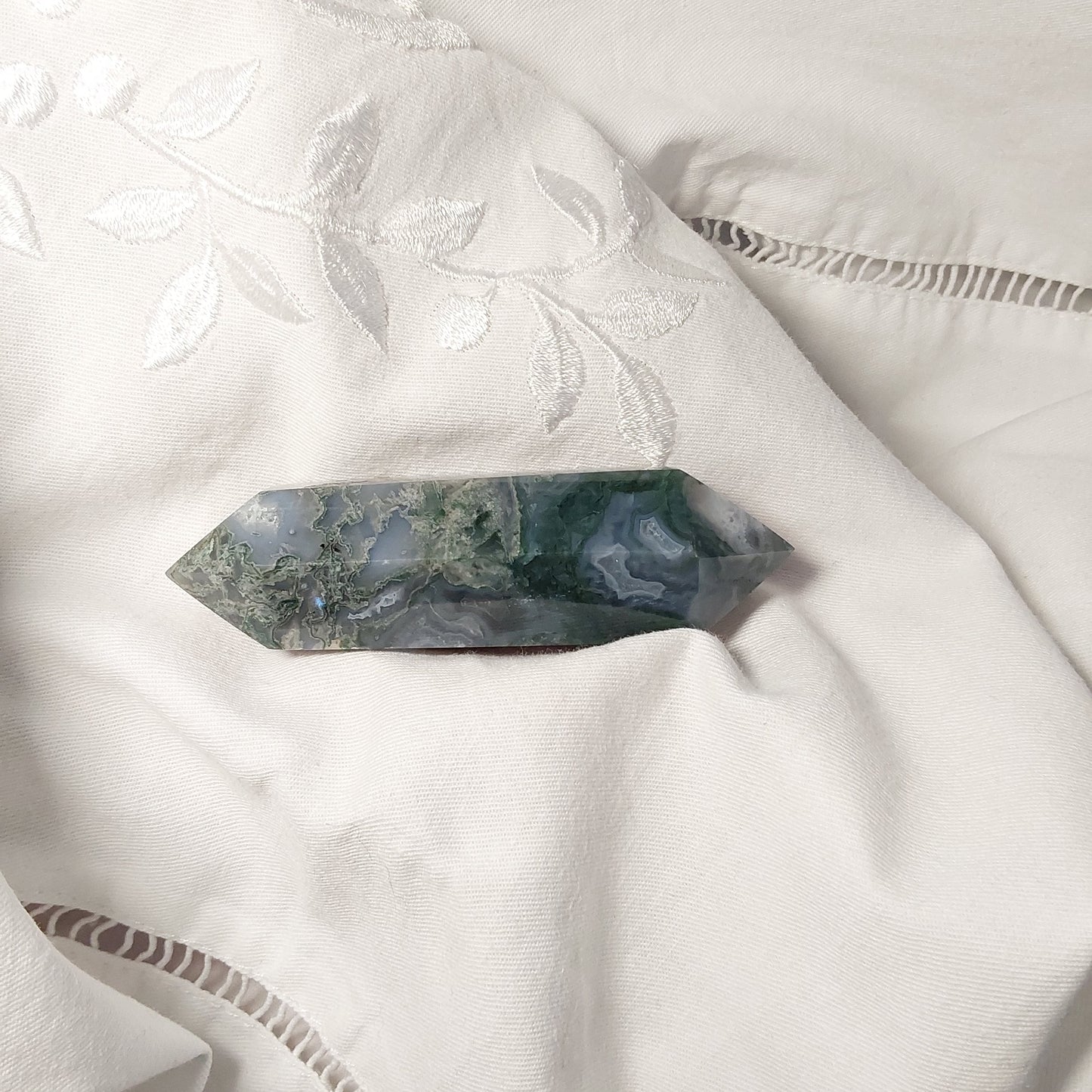 Double pointe Agate mousse