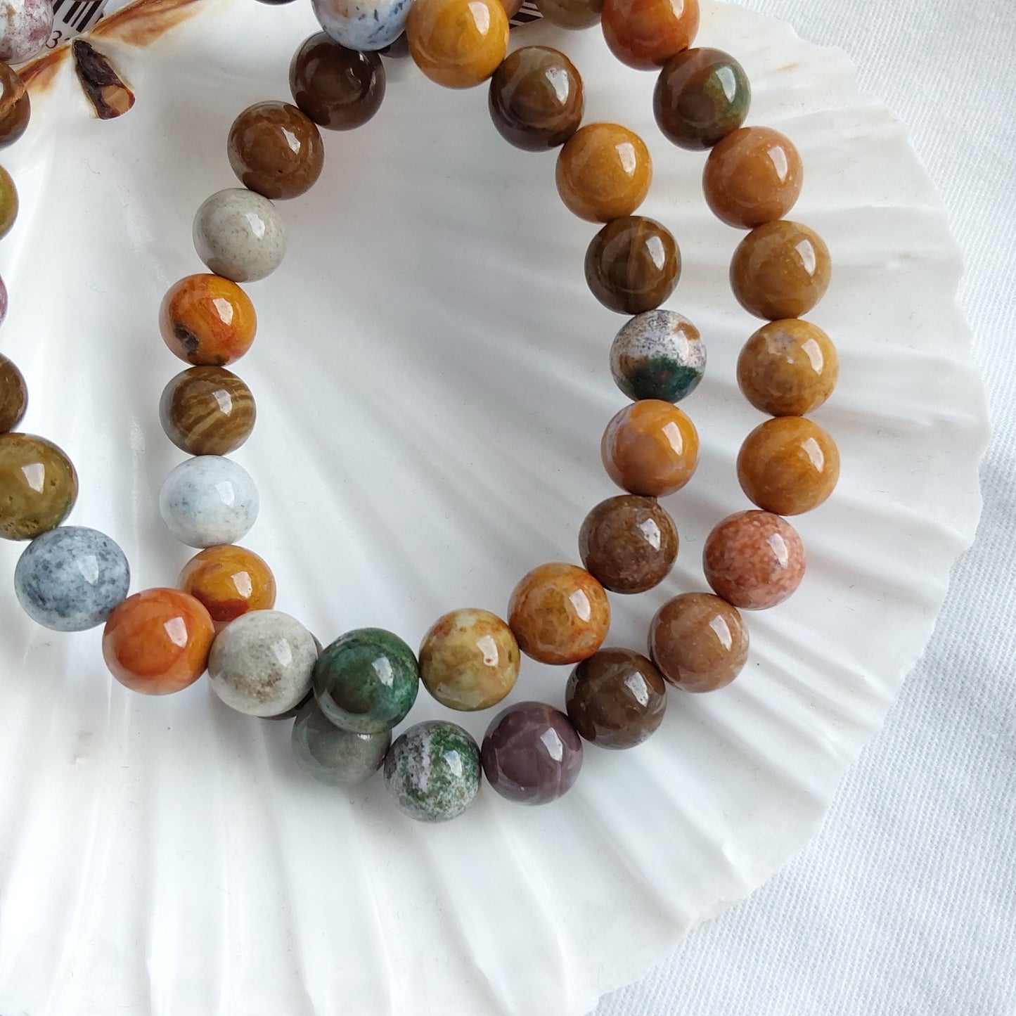 Bracelet Jaspe Océan