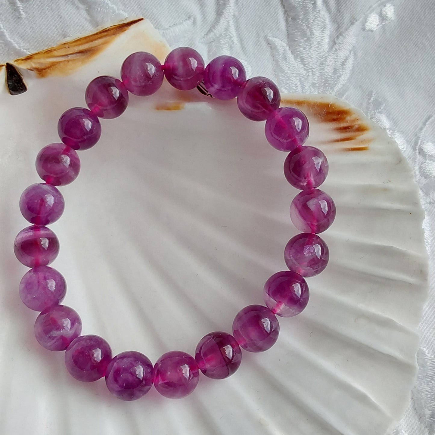 Bracelet Fluorite Violette