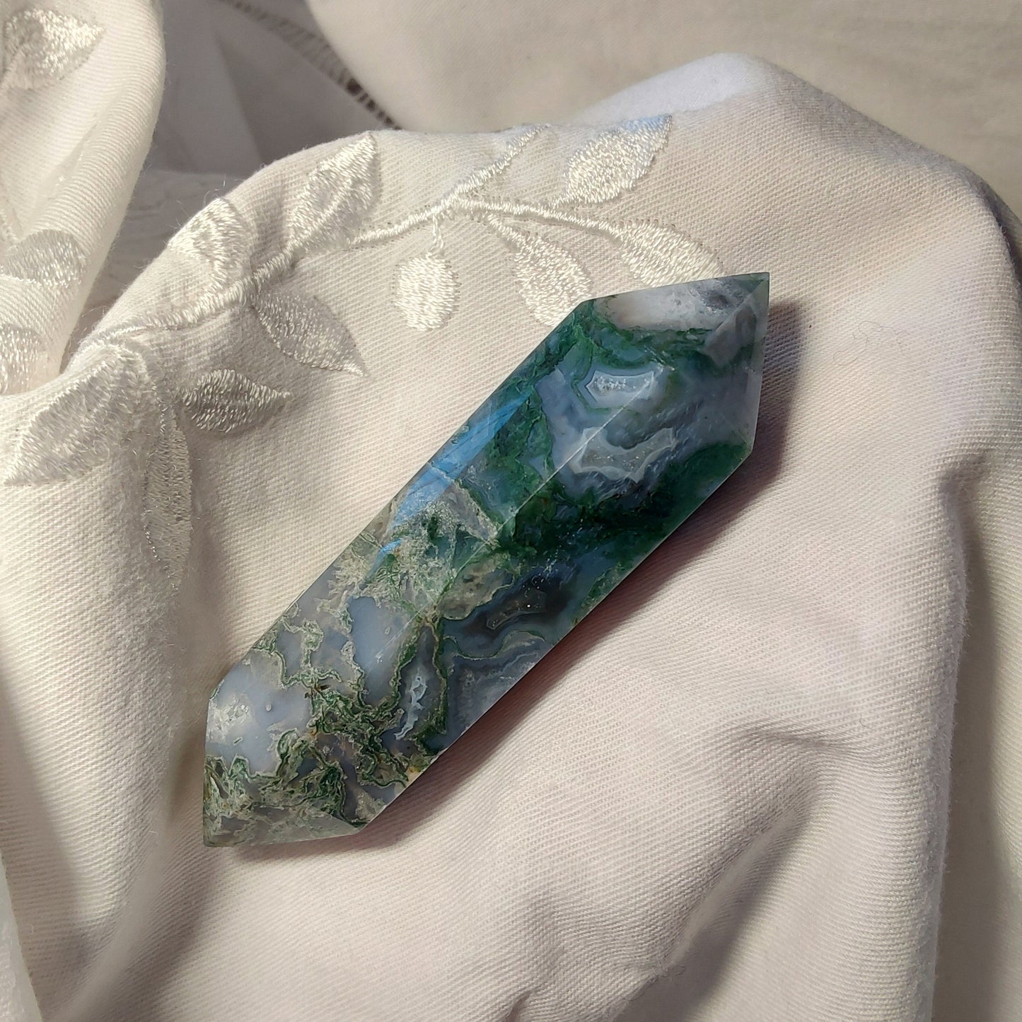 Double pointe Agate mousse
