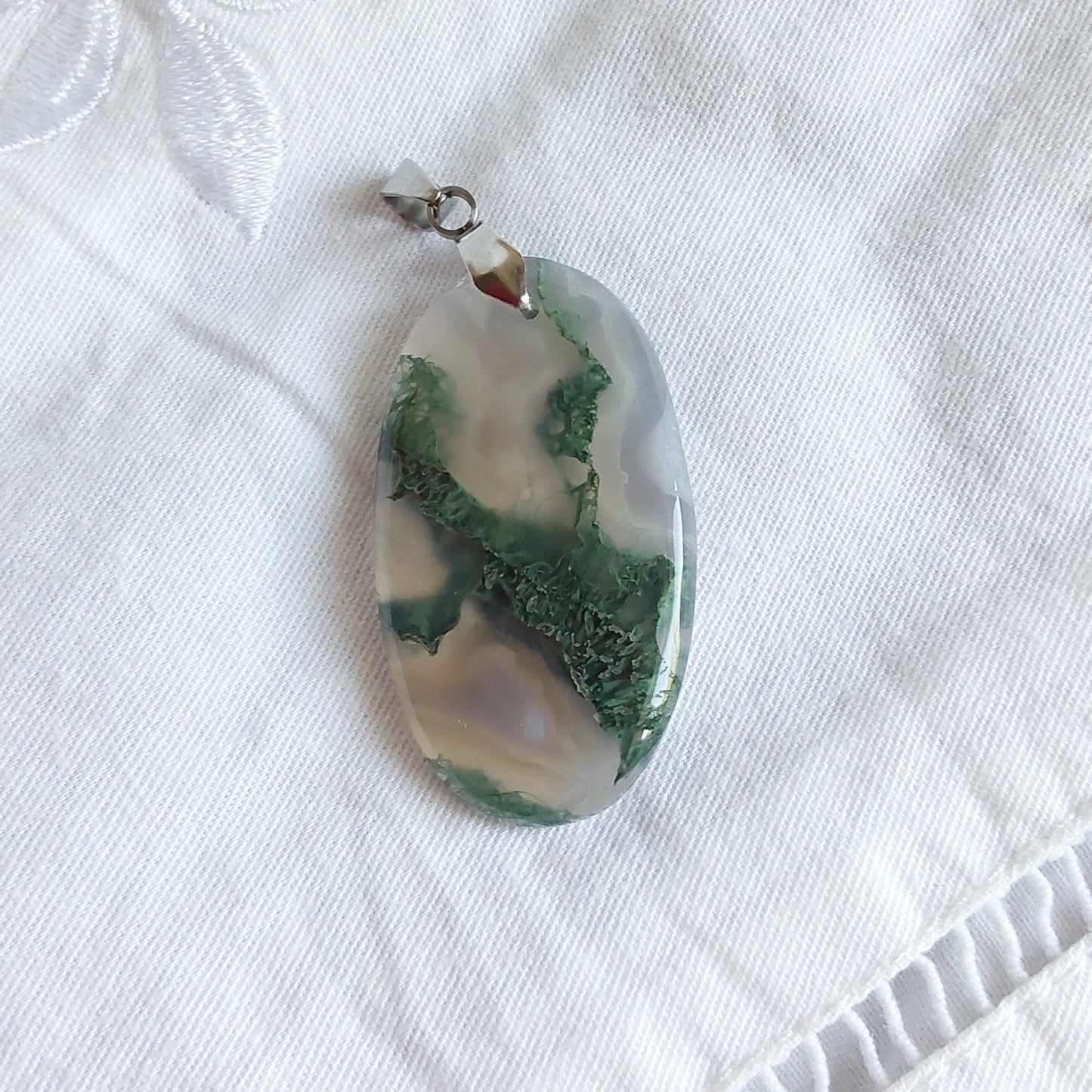 Pendentif Agate Mousse