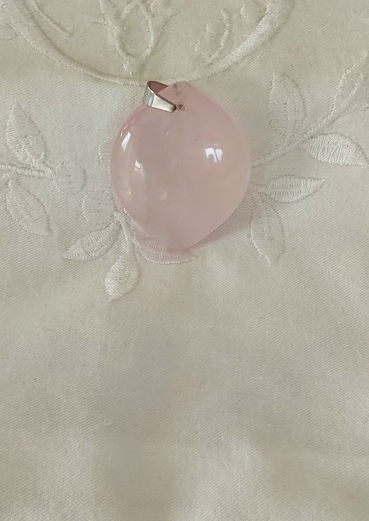 Pendentif Quartz Rose