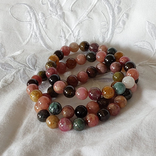 Bracelet Tourmaline Multicolore