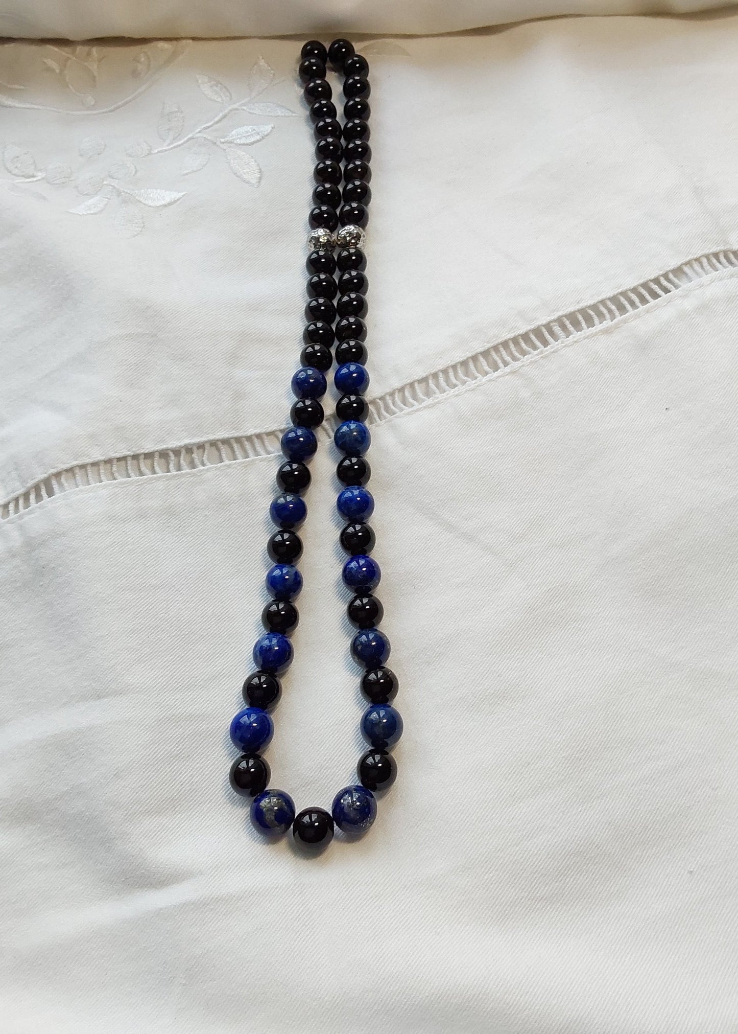 Collier Lapis Lazuli et Onyx