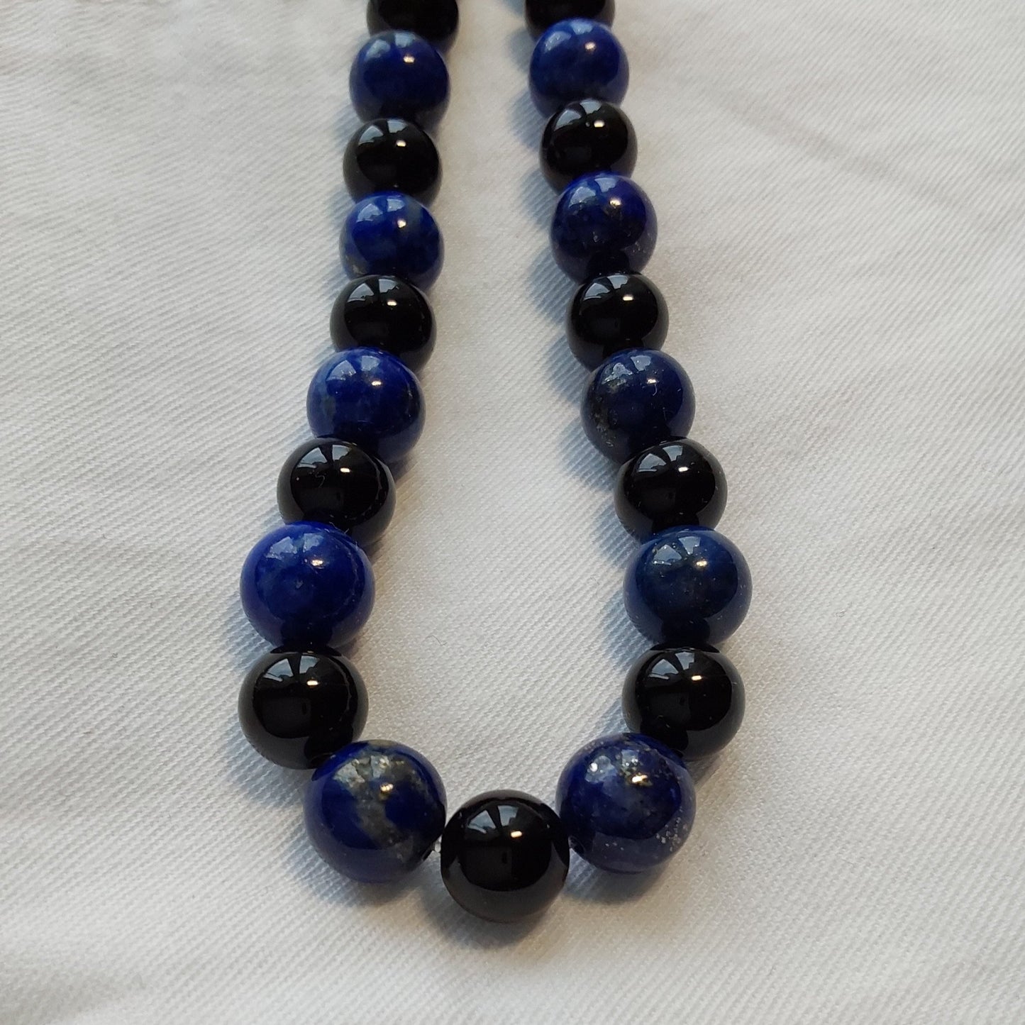 Collier Lapis Lazuli et Onyx