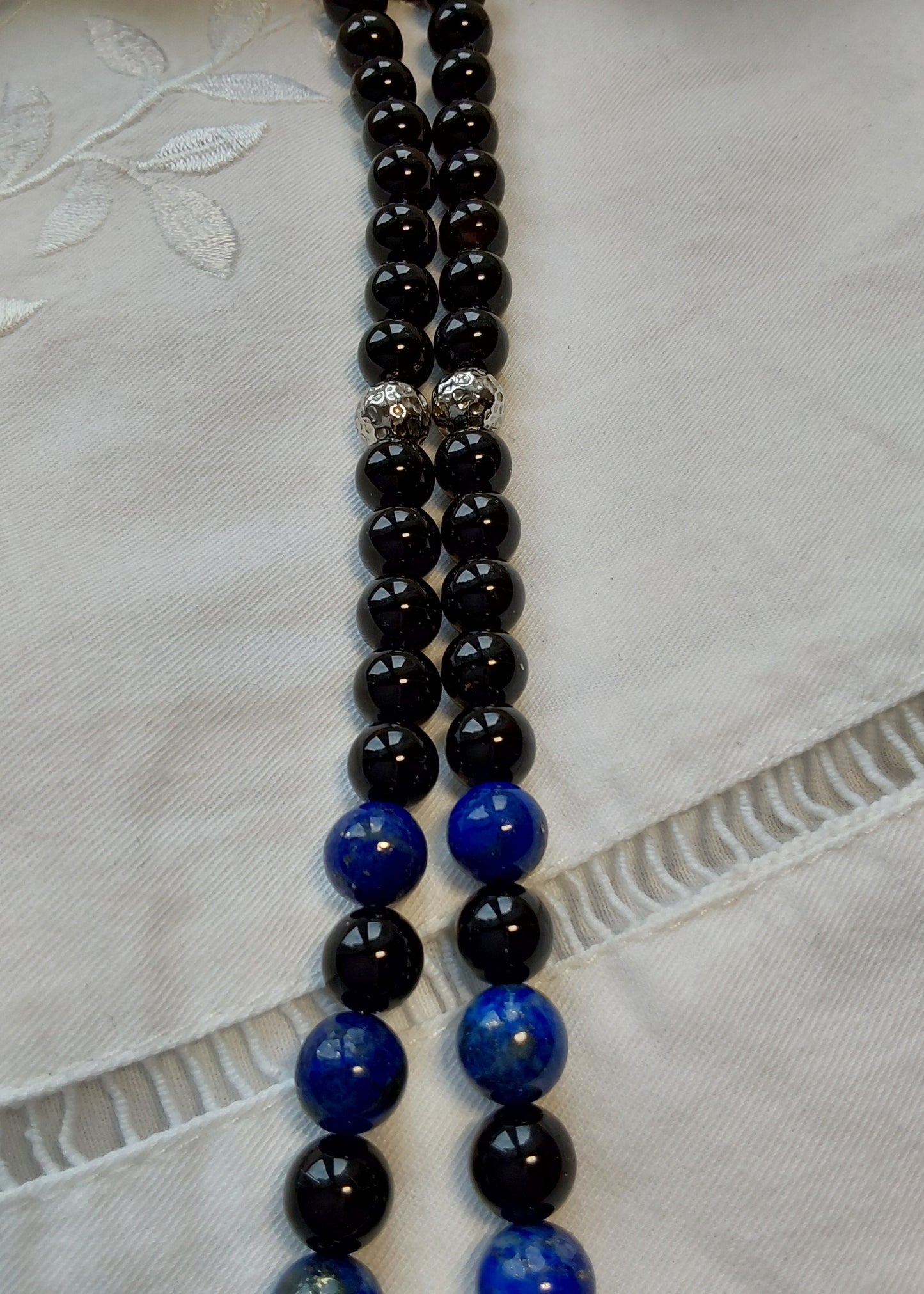 Collier Lapis Lazuli et Onyx