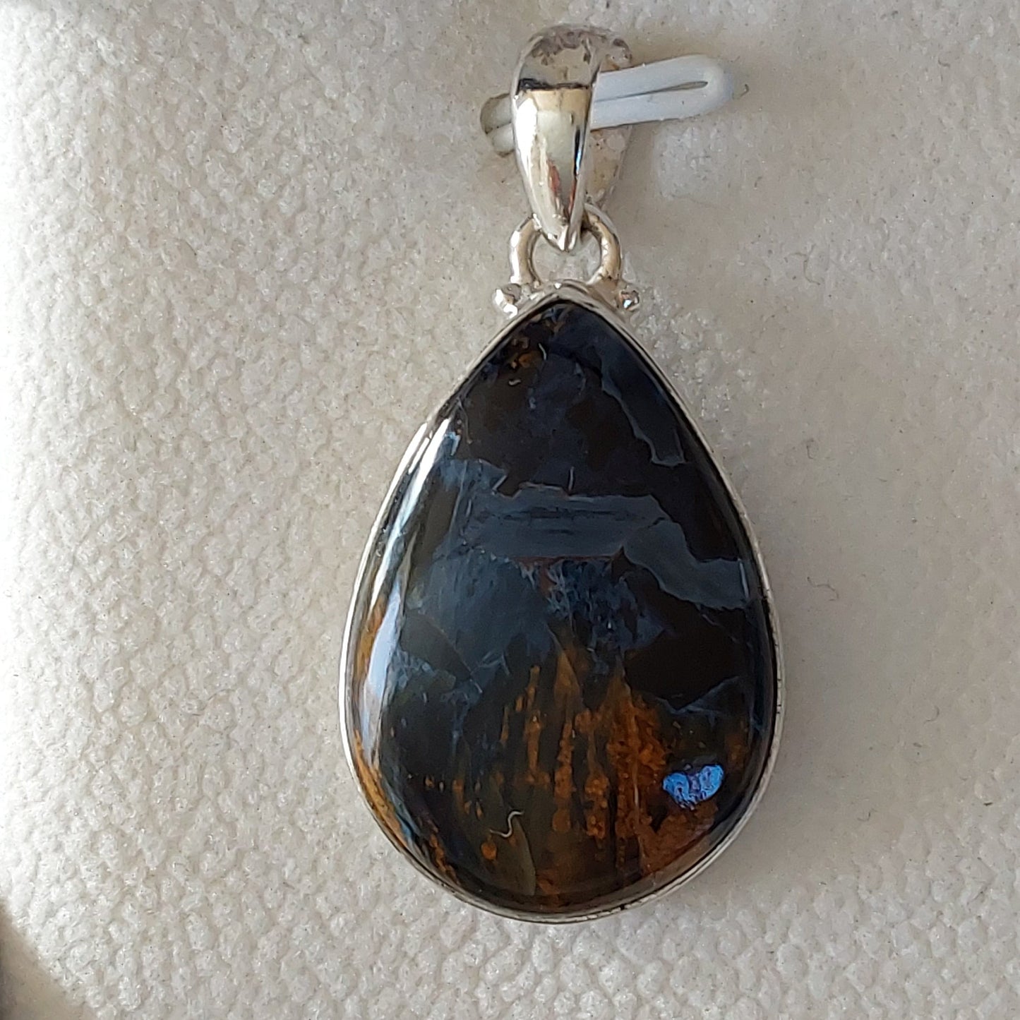 Pendentif Piétersite argent 925