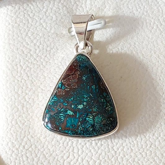 Pendentif Chrysocolle argent 925