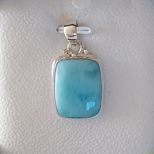 Pendentif Larimar argent 925