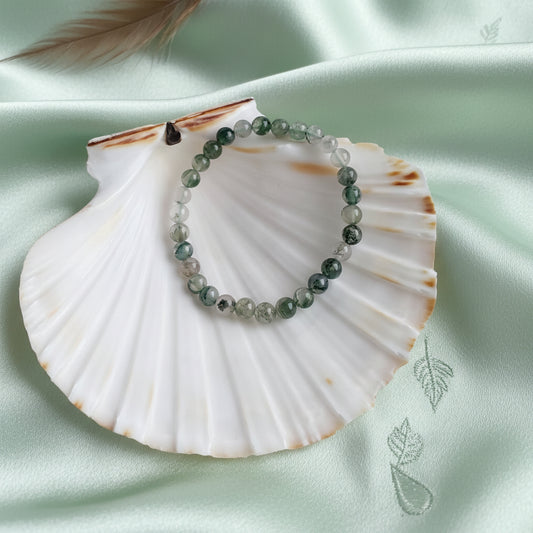 Bracelet Agate Mousse