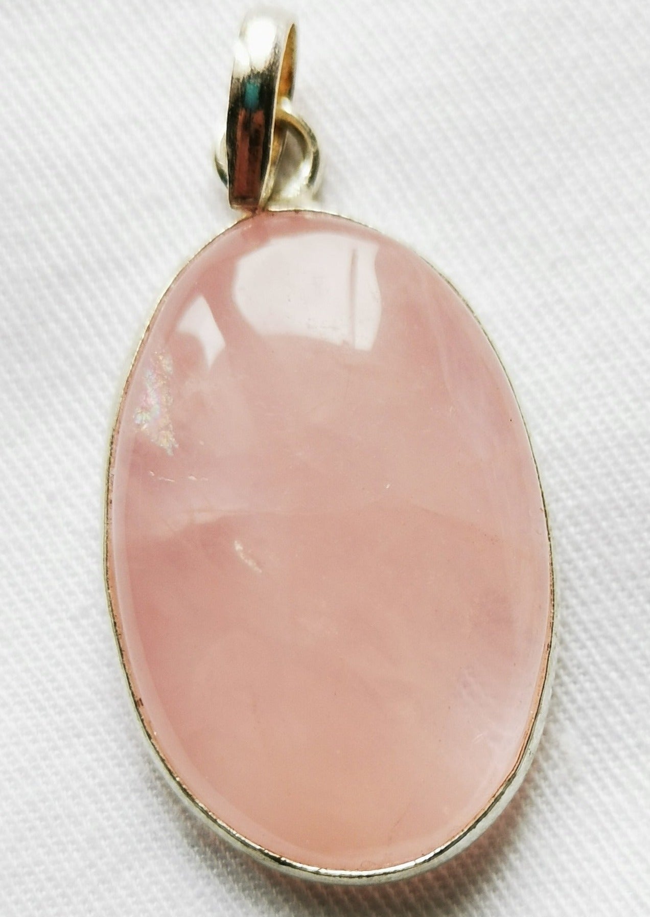 Pendentif Quartz Rose