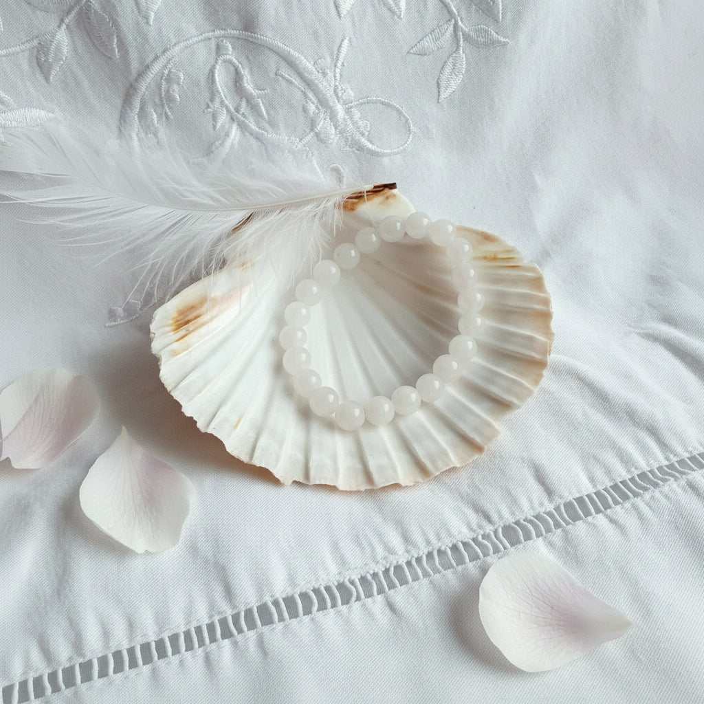 Bracelet Jade Blanc