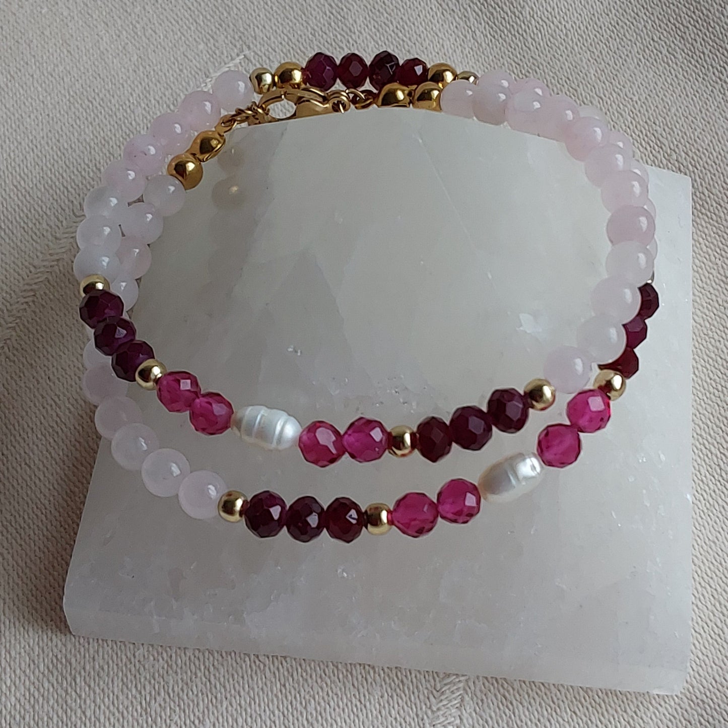 Double Bracelet "Douceur du Cœur"