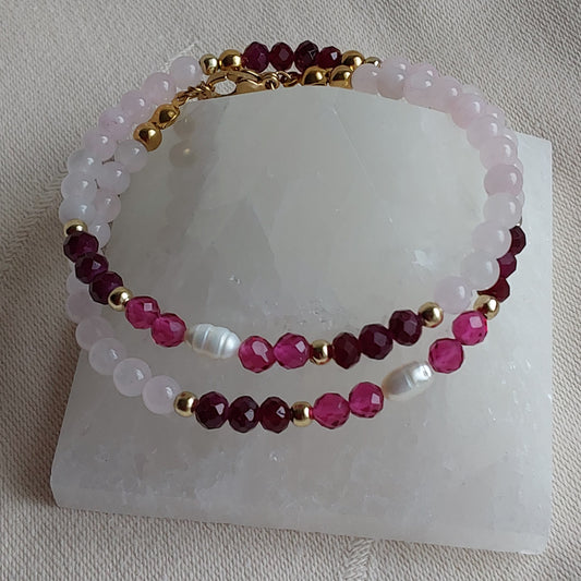 Double Bracelet "Douceur du Cœur"