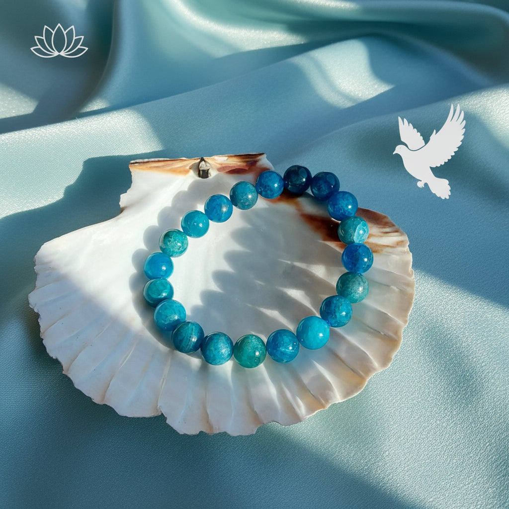 Bracelet Apatite Bleue