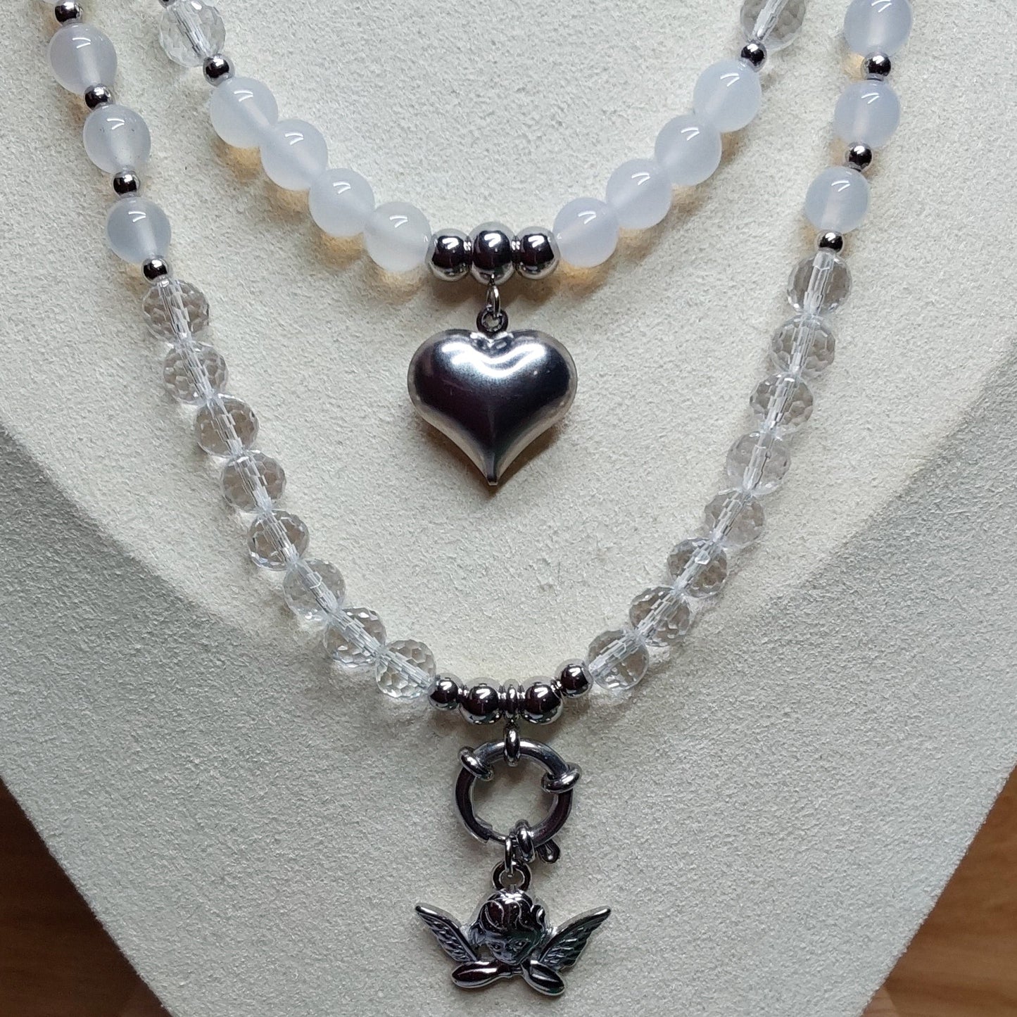Collier double "MURMURE DES ANGES"