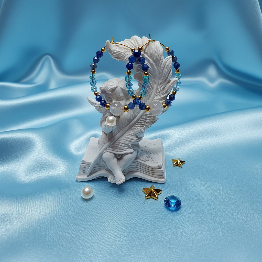 Créoles Sodalite / Labrdorite