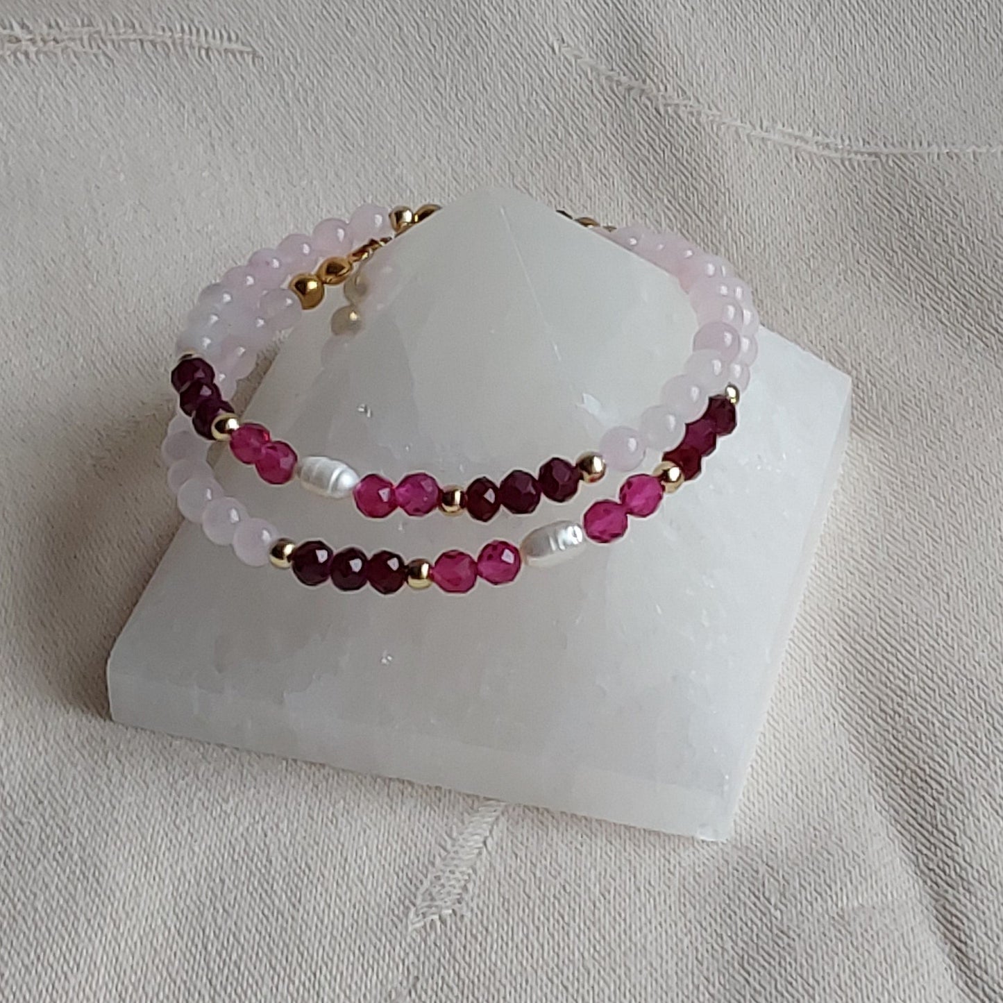 Double Bracelet "Douceur du Cœur"