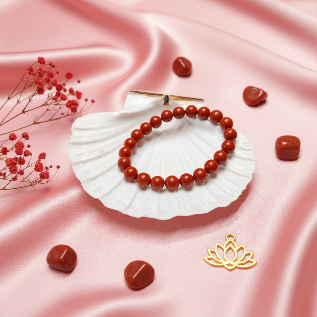 Bracelet Jaspe Rouge