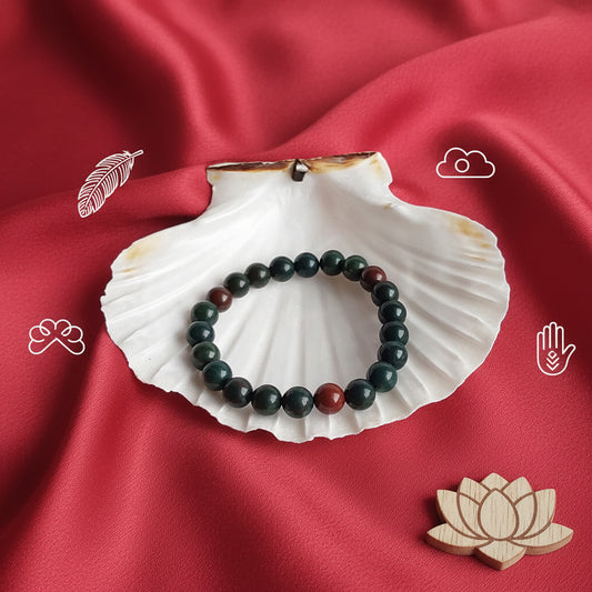Bracelet Jaspe Héliotrope