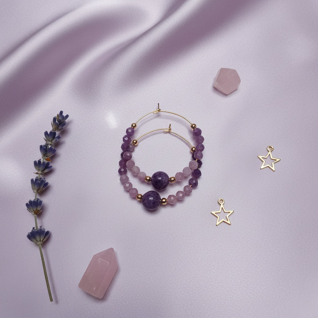 Créoles Lépidolite