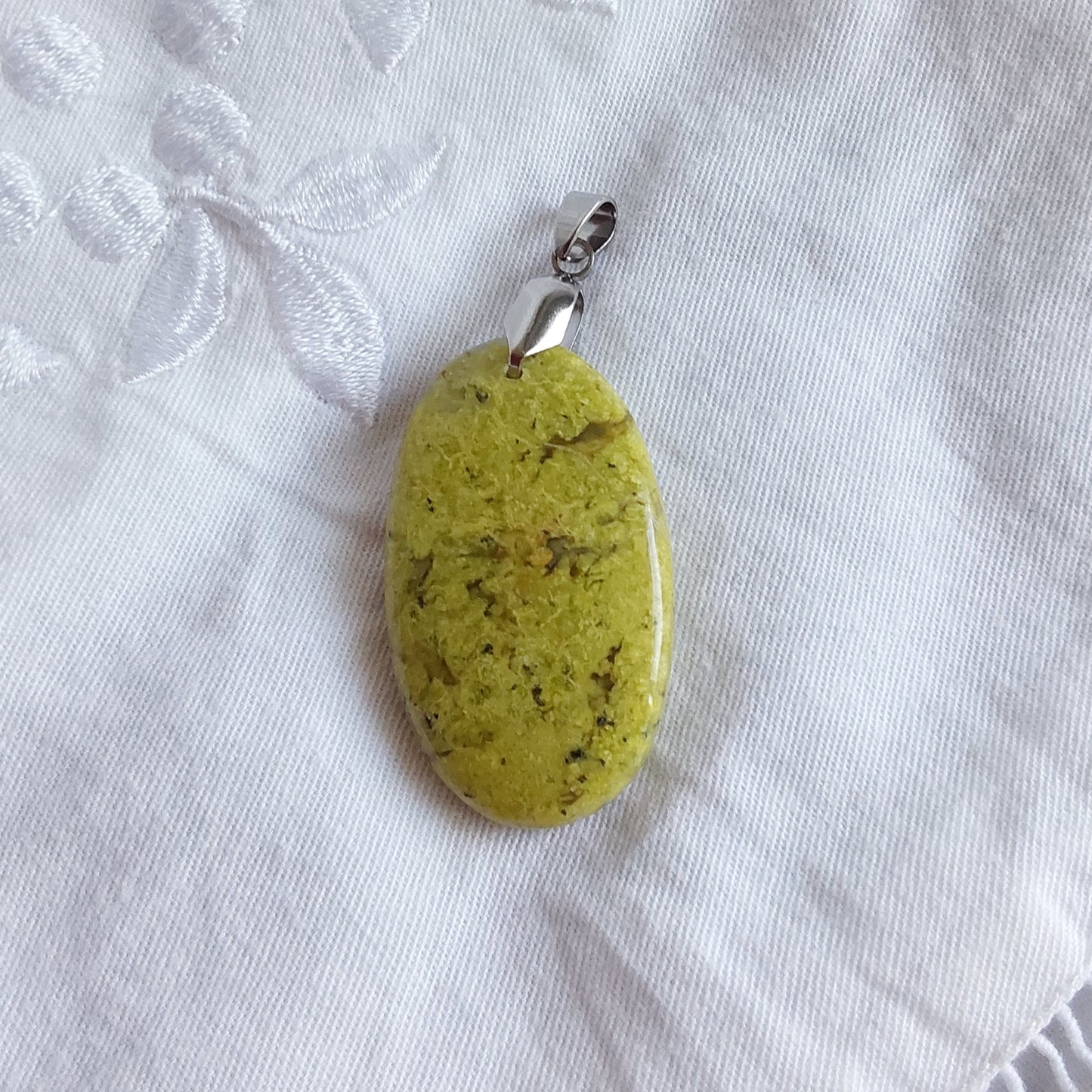 Pendentif Opale Verte