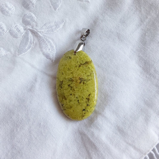 Pendentif Opale Verte