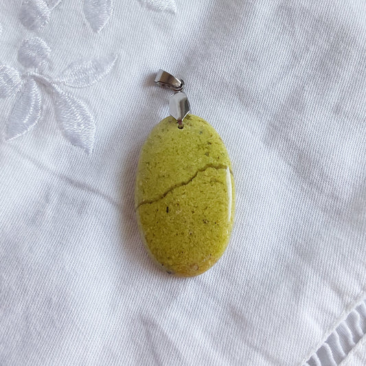 Pendentif Opale Verte