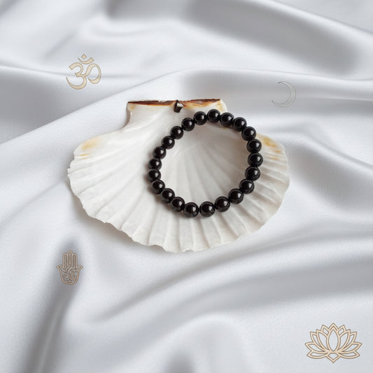 Bracelet Spinelle Noire