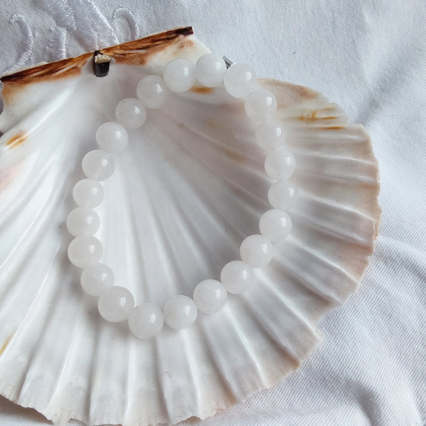 Bracelet Jade Blanc