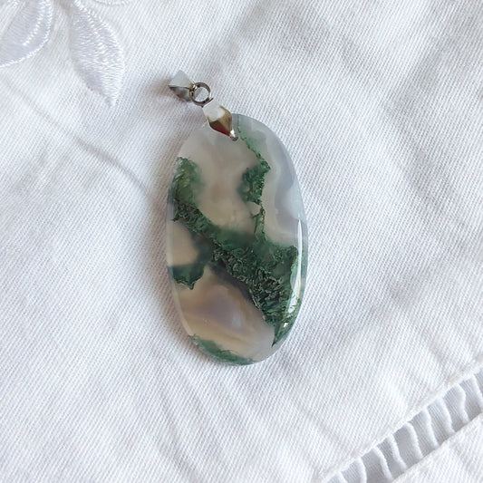 Pendentif Agate Mousse