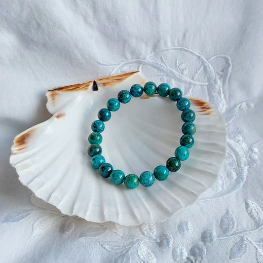Bracelet Chrysocolle du Pérou