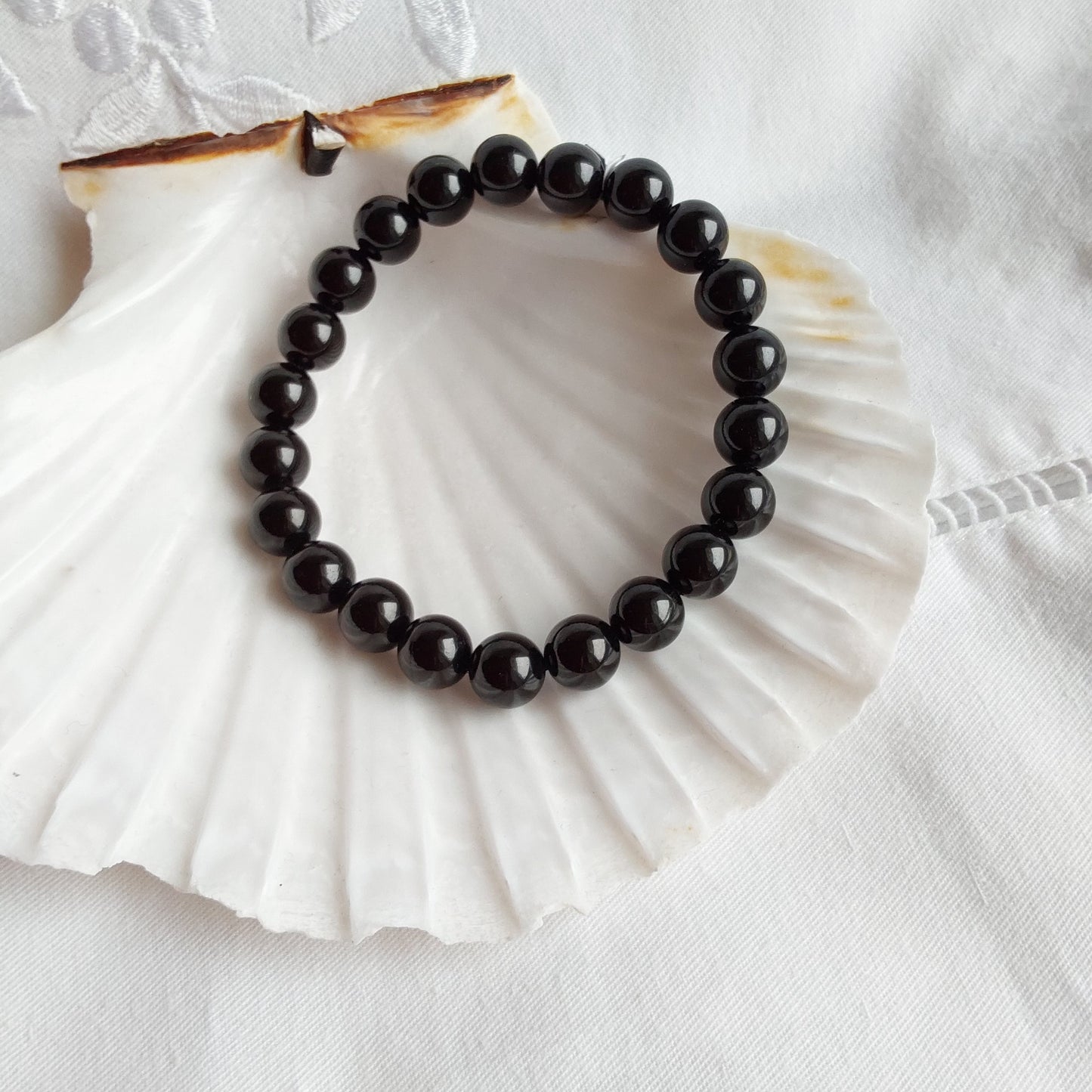 Bracelet Spinelle Noire